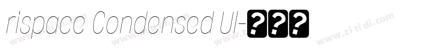 rispace Condensed Ul字体转换